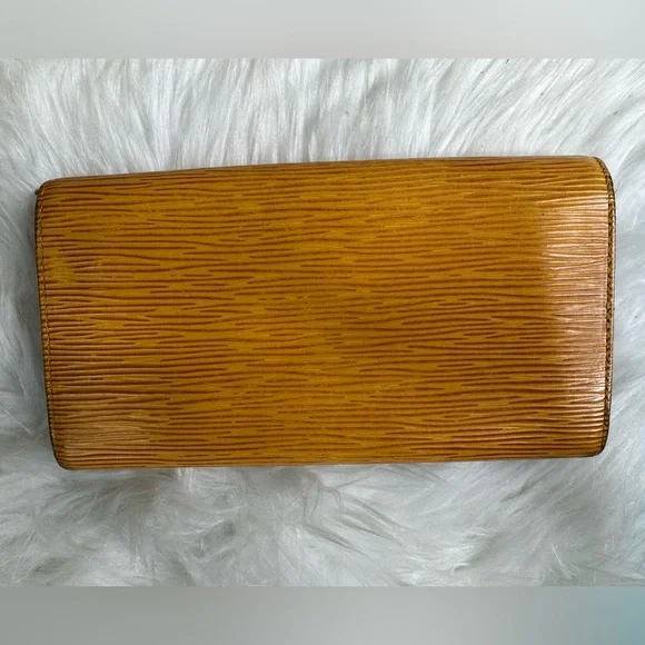 SOLD LV Yellow EPI Leather Long Wallet - Picture 4 of 12